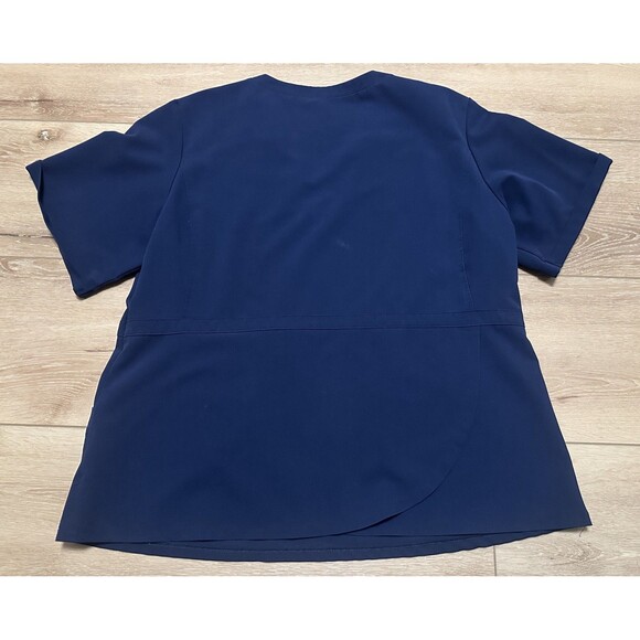 Women’s Figs Scrub Set Navy Blue Limited Top XXL & Livingston Pants XL GUC! - Picture 6 of 7